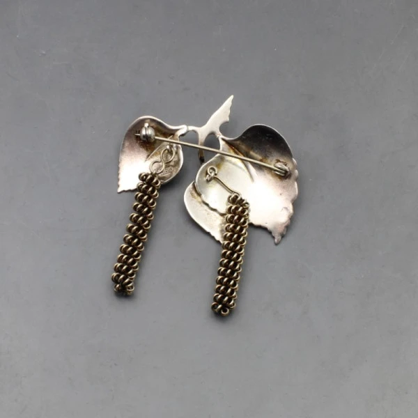 Anton Michelsen / Gertrude Engel Rougie Silver Brooch